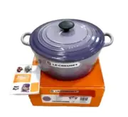 NIB LE CREUSET ROUND CAST IRON DUTCH OVEN PROVENCE BLUE BELL PURPLE 5.5 QT