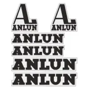 Anlun - Black on clear decal set - Old school bmx