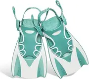qwmvhfg, Adjustable Fins Non-Slip TRP Swimming Diving Shoes Professional Snorkeling Short Fins Diving Equipment