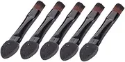 DRESSOOS Portable Eye Shadow Brush Makeup Tool Pcs Set Double Sided Makeup Brush Black for Beginners Professionals