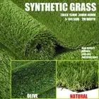 5-100SQM Synthetic Grass Artificial Turf Plastic Fake Plant Lawn 15mm 20mm 30mm