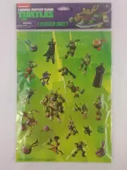 Teenage Mutant Ninja Turtles 1 Sticker Sheet nickelodeon 23 Stickers