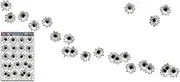 Bullet Holes CAR Decal Funny Joke Party Large Vinyl Sticker Pack for Laptop Luggage Bicycle Motorcycle Caravans Van Camper Trucks - JAS Stickers - US10_3
