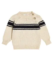 [1 + in the Family] 1 + in the Family Baby Pau cotton and linen sweater M 18 blue