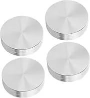 BESTOYARD 4 Pcs Aluminum Cake Turntable Rotating Base for Precision Baking and Decorating Cake Spinner for Home Bakers Cookies and Bread
