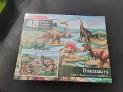 Sealed Melissa & Doug 48 Piece Floor Puzzle Dinosaurs 3 ft x 2 ft