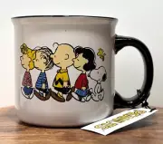 Peanuts Charlie Brown Snoopy & Characters 21 Oz. Ceramic Coffee Tea Mug Cup Gift