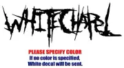 Whitechapel band Rock Music JDM Vinyl Decal Car Sticker Window bumper Laptop 7"