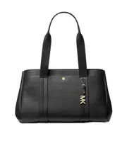 Michael Michael Kors Romee Large Pebbled Tote Bag One size black