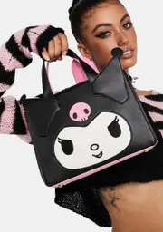 [Loungefly] Sanrio My Melody And Kuromi Double Sided Crossbody Bag