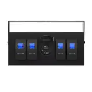 4 Gang Rocker On/Off Switch Charger Box USB QC3.0 PD Fast Charging For Car Truck (for: Fiat)