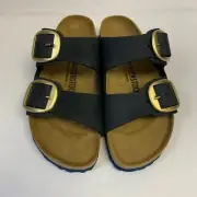 Birkenstock New w/ Box Arizona Big Buckle Midnight Nubuck Regular - Select Size