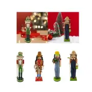 Nutcracker Figurine Christmas Decor for Living Room Shelf Christmas Tree