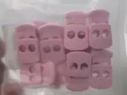 Small Pink Double Pullstring Locks. NIP