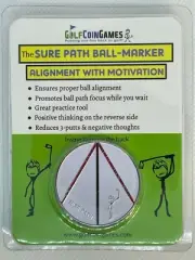 Putting Aid - The Sure Path Ball-Marker (Alignment with Motivation)