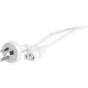 DOSS K9-5MW 5M White Iec Power Lead Iec-C13 Appliance Cord Flexible 3X 0.75Mm� Power Cord 5M WHITE IEC POWER LEAD