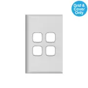 HPM Excel 4 Gang Grid & Plate | XL770/4GPLWE