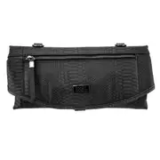 Adelaide Change Mat Clutch Bag (Black Mumba)
