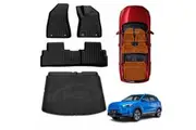 3D All-Weather Floor Mat Boot Liner Carpet for MG ZS EV Electric SUV 2020-2025 Heavy Duty Cargo Trunk Mat Luggage Tray