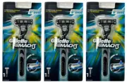 Gillette Mach3 Razor Handle - Holds all Mach3 and Venus Blades (3 Pack)