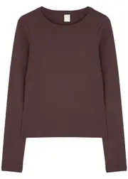 Flore Flore Max Cotton top - Brown - S (UK8-10 / S) S (UK8-10 / S)