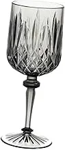 Generic Acrylic Goblet, Cocktail Cup, Unique Drinking Cup for Home Decoration, Drinkware for Hotel, Home, Anniversary, Wedding, Bar, Gray