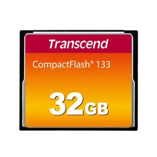 【Transcend 創見】133X CF 32GB 記憶卡(TS32GCF133)