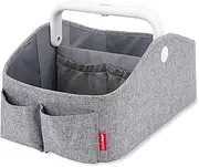 Skip Hop Diaper Caddy Organizer with Touch Sensor Night Light, Nursery Style