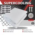 4 Sizes Heavy Duty White Canvas Tarp Tarpaulin Sun Blocked Waterproof Tent AUS