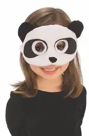Panda Plush Mask Bear Animal Fancy Dress Up Halloween Child Costume Accessory