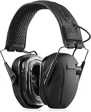 Apollo Electronic Earmuffs for Shooting w/Gel Ear Pads, 24dB NRR, Noise Cancelling Ear Protection Headset