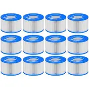 Type Ⅵ Hot Tub Spa Filter Replacement Compatible with Lay-Z-Spa,Coleman SaluSpa 90352E 58323,Inflatable Hot Tub,Swimming Pool Pump Filter Type Ⅵ Cartridge,12 Pack