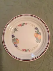 NEW Corelle Abundance 8.5" Lunch / Salad / Dessert Plates Corning Fruit Design