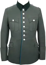 [militaryharbor] WW2 WWII German Heer M27 Officer Transport Unit Gabardine Piped Dress Tunic Jacket II