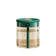 2000ML Home Air Humidifier USB Dual Spray Ultrasonic Cool Mist Aroma Essential Oil Diffuser Humidifier LED Lamp