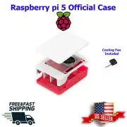 Raspberry Pi 5 Official Case with Temperature Controlled Cooling Fan