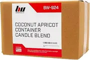 Blended Waxes, Inc. Apricot Soy Coconut Wax for Candle Making - All-Natural Single Pour Candle Wax Blend - Premium DIY Candle Making Supplies - 10lb Pastilles