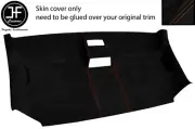 RED STITCH FRONT ROOF HEADLINING LUXE SUEDE COVER FITS VW T5 CARAVELLE CAMPER