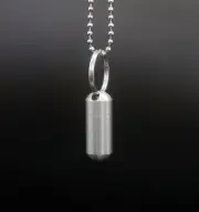 EDC Mini Keychain Waterproof Pill Container Box Sealed Storage Tank Outdoor Tool