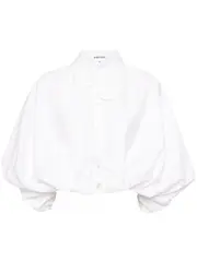 [ENFOLD] Balloon Cropped Shirt