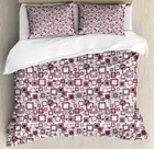 Abstract Geometry Duvet Cover Set Twin Queen King Sizes with Pillow Shams