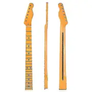 22 Fret Electric Guitar Neck Canadian Maple Fretboard Handle For TL Telecaster Back Centerline Design