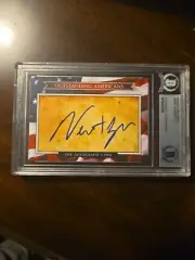 NEWT GINGRICH SIGNATURE AUTOGRAPH CARD BAS - BECKETT CERTIFIED & ENCASED