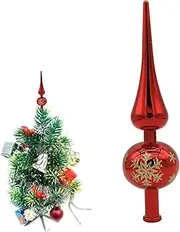 Tree Top Decorations - Christmas Tree Finial Stand,Plating Christmas Tree Topper, Christmas Tree Top Decoration Props, Seasonal Ornament