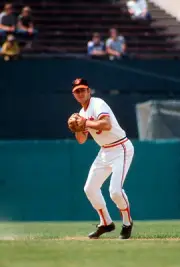 Bobby Grich Baltimore Orioles in action at an Major League Baseba- 1974 Photo