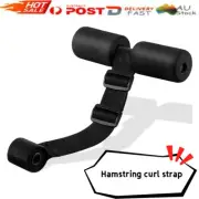 Nordic Hamstring Curl Strap Home Workout Gear Hamstring Curls Spanish Squats AU