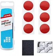 WELDTITE Red Devils Self Seal Bike Puncture Kit - Quick & Easy Fix Tyre Repair - 6 Patches & 1 Sandpaper