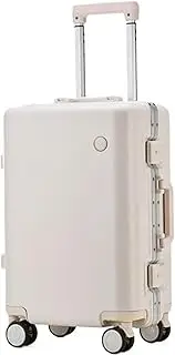 [KYUSAR] Carry On Luggages Suitcase Multifunctional Partition Trolley Case Light Password Travel Hardside Carry On Luggage Luggage Suitcases (Color : C, Size : 26in)