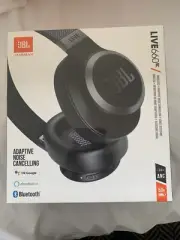 JBL Tune 660NC Active Noise Cancelling Bluetooth Headphones - Black