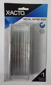 X-Acto Precision Metal Mitre Box For Use With X-Acto X239 Saw Blades New In Box